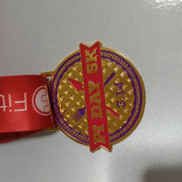 FitFam Pi Day Virtual Race Medal - Picture 2 of 3